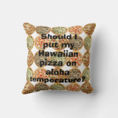 ピザは美味しい クッション (裏面)