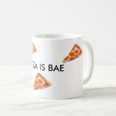 ピザはBae-のPepperoniピザBaeのマグです コーヒーマグカップ (正面右)