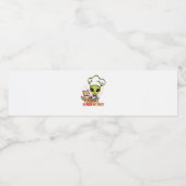 ピザへの信頼 Alien Chef アート ペットボトルラベル (シングルラベル)