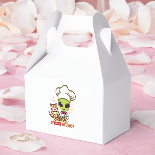ピザへの信頼 Alien Chef Art フェイバーボックス (ウェディング)