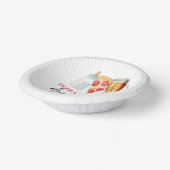 ピザもパンもオムツも！赤ちゃんシャワー ペーパーボウル (傾斜あり)