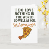 ピザよりも愛してる。 カード (黄色い花)