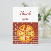 ピザをありがとうピザ夜おもしろい サンキューカード (スタンド正面)