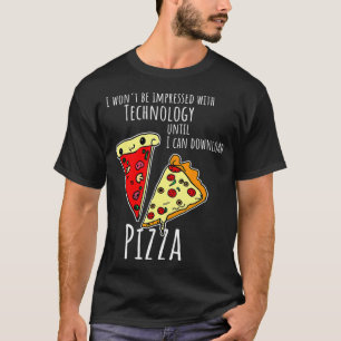 ピザをダウンロードしたい Tシャツ