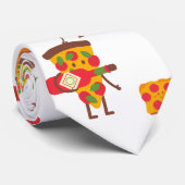 ピザをテーマにしたネックタイ ネクタイ (ロール)