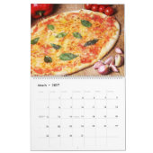 ピザをテーマにした2025年壁掛けカレンダー カレンダー (3月 2027)