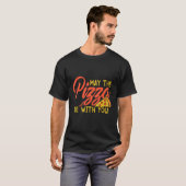 ピザを一緒に食べていいかな天国 Tシャツ (正面フル)