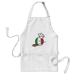 ピザを作るPolandball - Italyball スタンダードエプロン