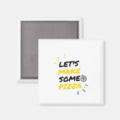 ピザを作ろう マグネット (正面/裏面)