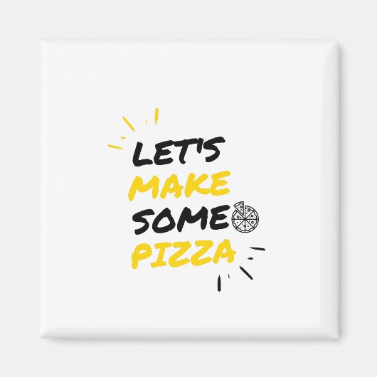 ピザを作ろう マグネット (正面)