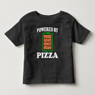 ピザを使ったパワー – ピおもしろいザ トドラーTシャツ