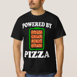 ピザを使ったパワー – ピおもしろいザ Tシャツ