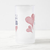 ピザを好きだハート フロストグラスビールジョッキ (中央)