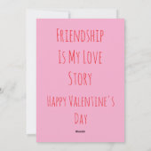 ピザを得持って私のハートバレンタインデー シーズンカード (裏面)