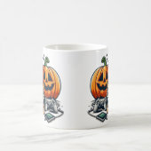 ピザを愛するスケルトン：ゲーム，チーズ過負荷 コーヒーマグカップ (中央)