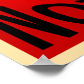 ピザを戦争ではないポスターにする ポスター (角)