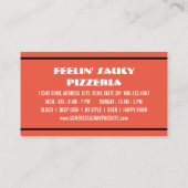 ピザを戦争ではなく作る 名刺 (裏面)