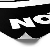 ピザを戦争にしない ポスター (角)