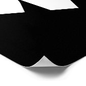 ピザを戦争にしない ポスター (角)