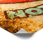 ピザを戦争にしない ポスター (角)