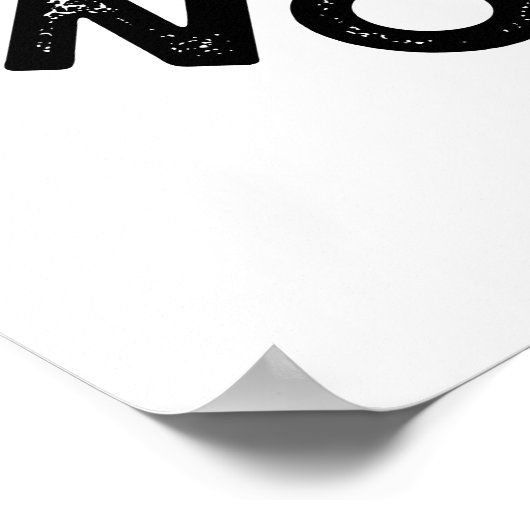 ピザを戦争の平和おもしろいなパンにしない ポスター (角)