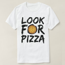 ピザを探す Tシャツ