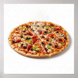 ピザを積む ポスター