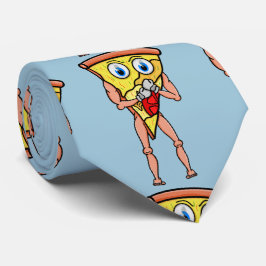 ピザを食べたい? ネクタイ