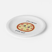 ピザを食べたい？ ペーパープレート (アングル)