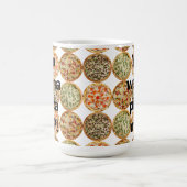 「ピザを食べたい?!」 モーフィングマグカップ (中央)