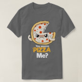 ピザを食べたい Tシャツ (デザイン正面)