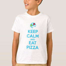ピザを食べよう、平常心 1 Tシャツ