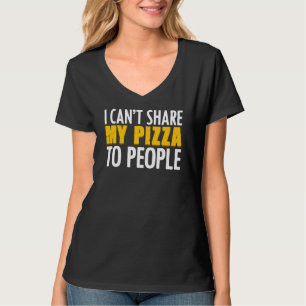 ピザを食べるためのピザパーティーチーズフードファン Tシャツ