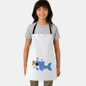 ピザを餌にしたサメ エプロン (インサイチュ)