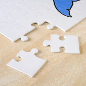 ピザを餌にしたサメ ジグソーパズル (側面)