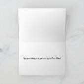 ピザアイランド誕生日カード カード (内部)