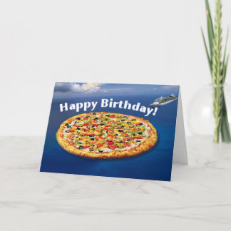 ピザアイランド誕生日カード カード
