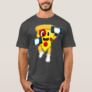 ピザアットダンベルフィットネス Tシャツ