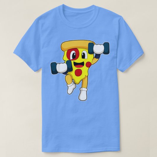 ピザアットダンベルフィットネス Tシャツ (デザイン正面)