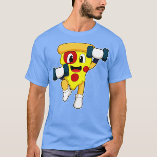 ピザアットダンベルフィットネス Tシャツ