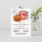 ピザアンドパンプキンスカービングハローウィンパーティ 招待状 (スタンド正面)