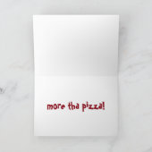 ピザイタリアンよりも愛の方が高い シーズンカード (内部)