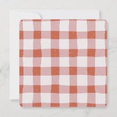 ピザイタリアンテーマ任意の年の誕生日 招待状 (裏面)