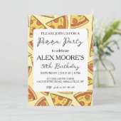 ピザイタリアンパーティの招待状 招待状 (スタンド正面)