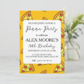 ピザイタリアンパーティの招待状 招待状 (スタンド正面)