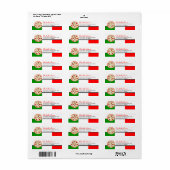 ピザイタリアンパーティー住所 シール (フルシート)