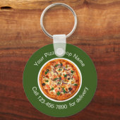 ピザイタリアンレストランプロモーションキーホルダー キーホルダー (正面)