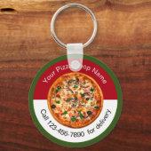 ピザイタリアンレストランプロモーションキーホルダー キーホルダー (正面)