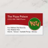 ピザイタリアン料理店モダン 名刺 (正面)