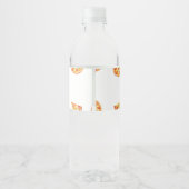 ピザウォーモダントボトルラベル誕生日パーティー ペットボトルラベル (裏面)